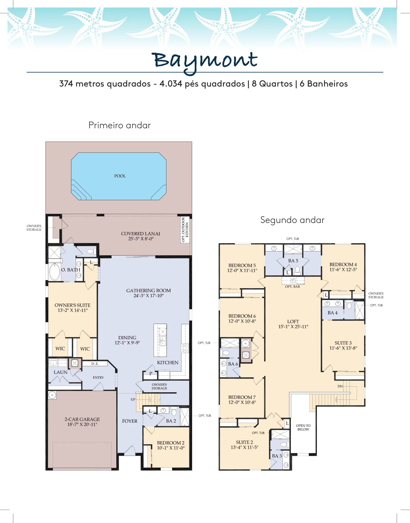 Planta baixa oficial Baymont