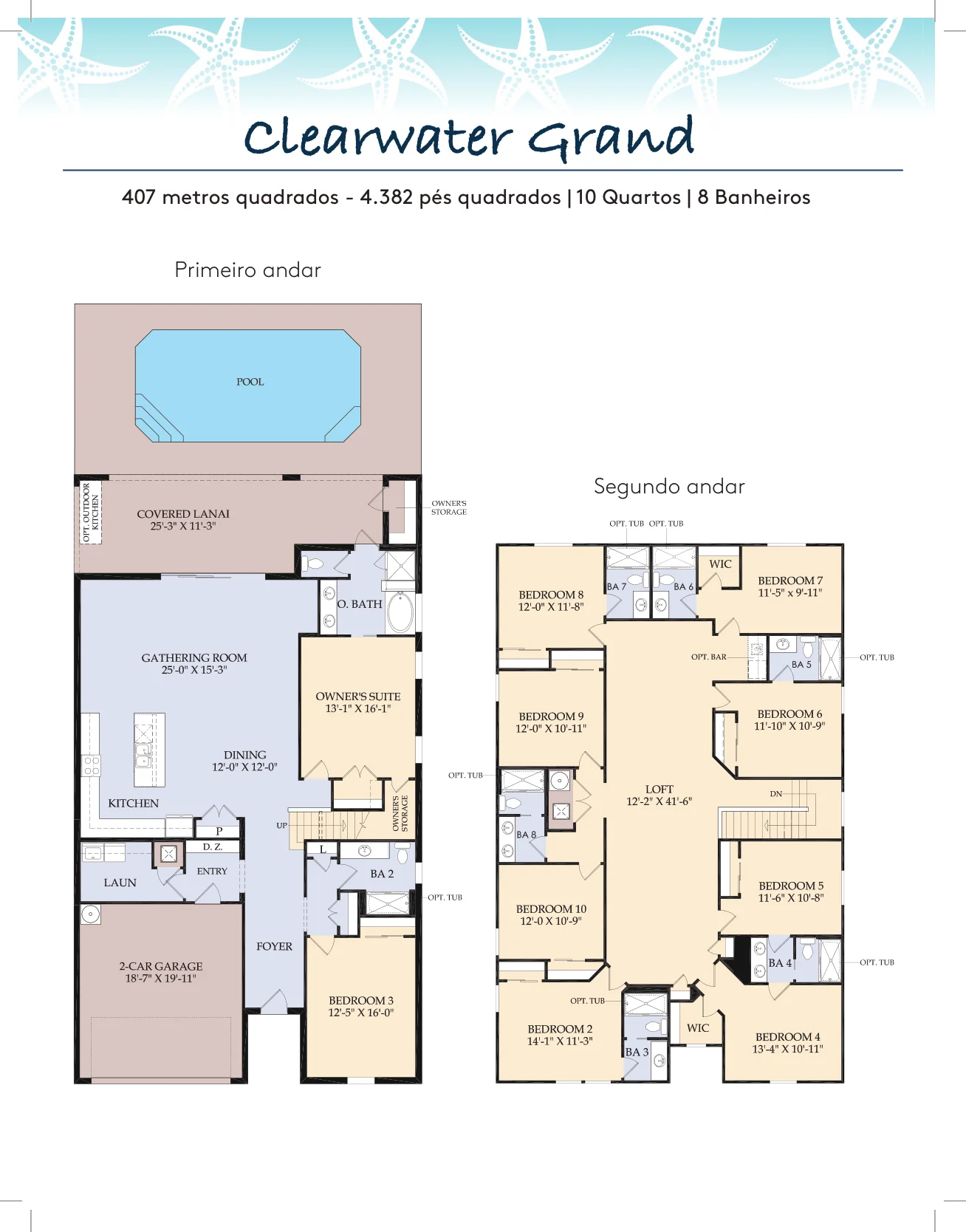 Planta baixa oficial Clearwater Grand