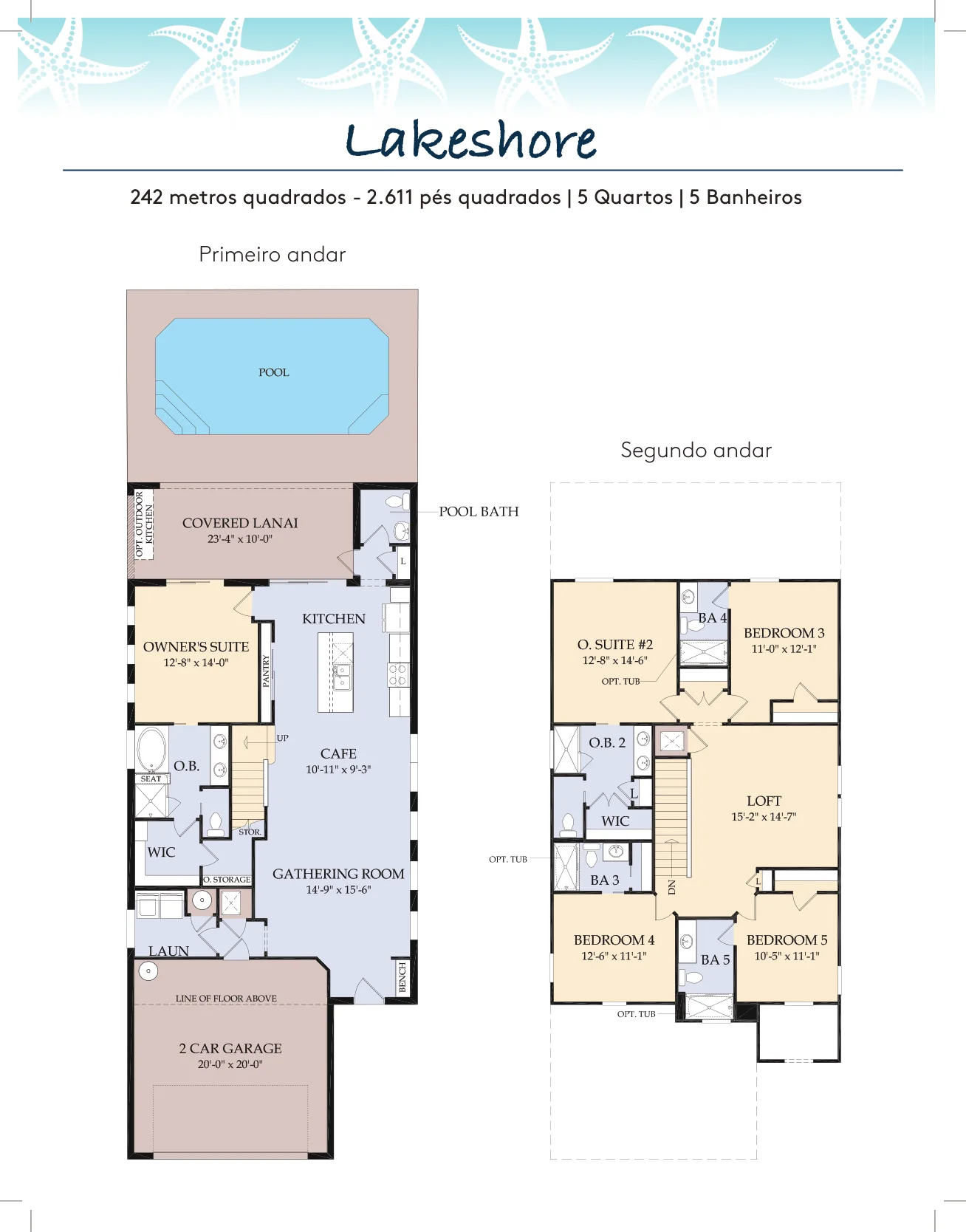Planta baixa oficial Lakeshore