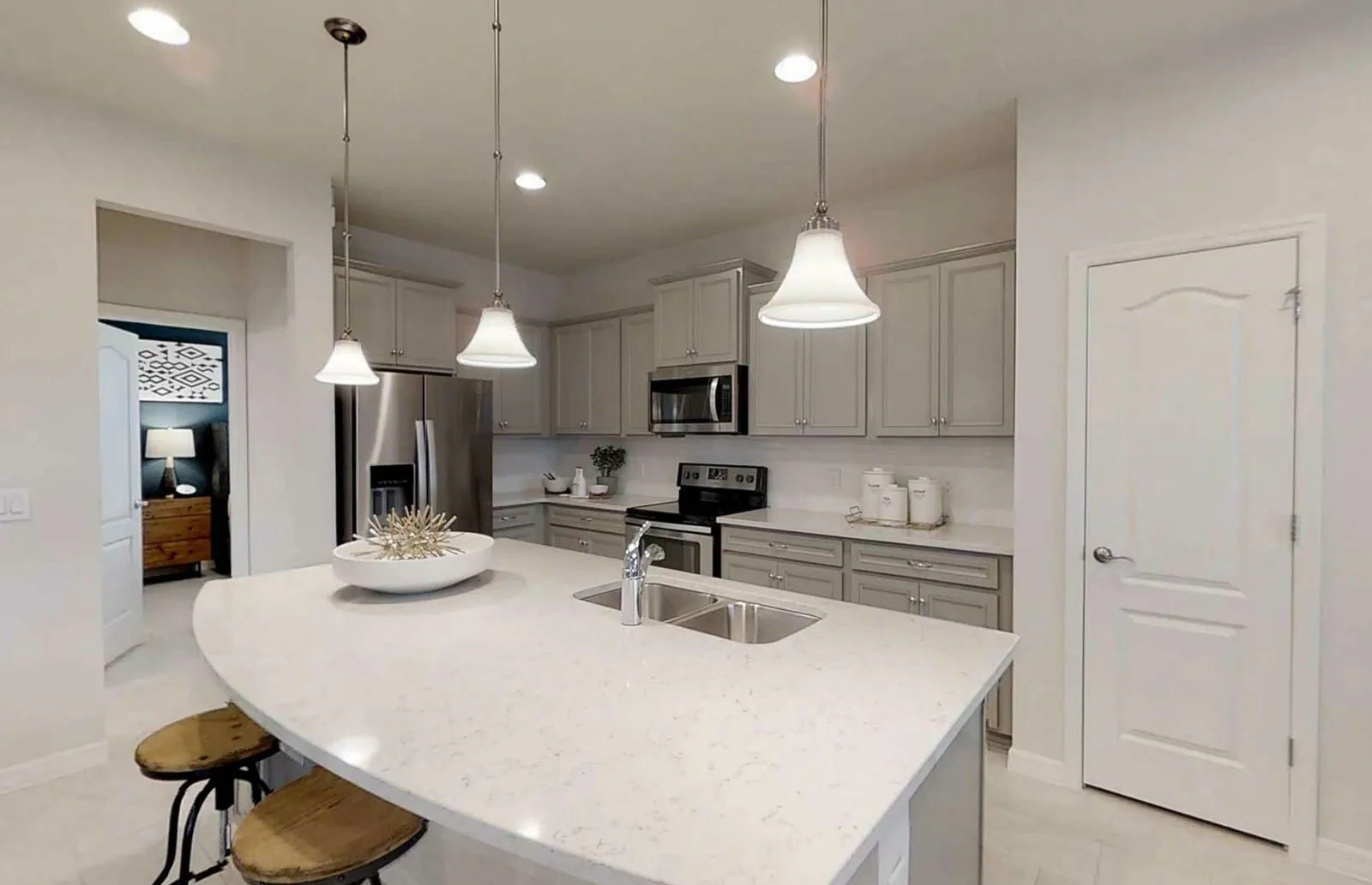 Gather Around The Island in Your New Kitchen